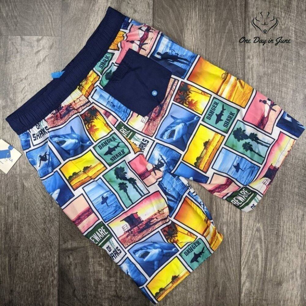 Arizona Jean Co. Boys Swim Trunks Size L 14/16 - Picture 2 of 2